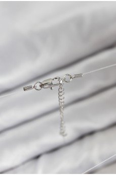 Misineli Topcuk Model Gümüş Renk Hayalet Kolye