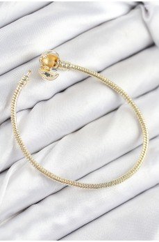 Pirinç Charm Topcuk Model Gold Renk Kadın Bileklik Pirinç Charm Topcuk Model Gold Renk Kadın Bileklik