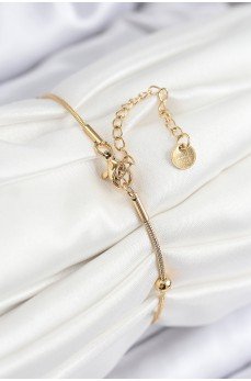 316L Çelik Topcuk Model Gold Renk Kadın Bileklik 316L Çelik Topcuk Model Gold Renk Kadın Bileklik