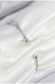 Pirinç Zirkon Taşlı Kelebek Model Gümüş Renk Kadın Bileklik