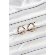 316L Çelik Gold Renk 12 mm Halka Kadın Küpe 316L Çelik Gold Renk 12 mm Halka Kadın Küpe