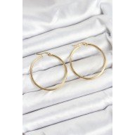 316L Çelik Gold Renk 35 mm Halka Kadın Küpe 316L Çelik Gold Renk 35 mm Halka Kadın Küpe