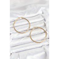 316L Çelik Gold Renk 45 mm Halka Kadın Küpe 316L Çelik Gold Renk 45 mm Halka Kadın Küpe