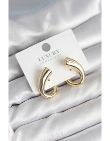 Vintage Model Gold Renk Kadın Küpe