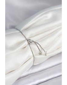 Çiçek Model Asansörlü Gümüş Renk Kadın Bileklik