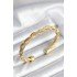 Burgu Zincir Model Gold Renk Kadın Vintage Bileklik