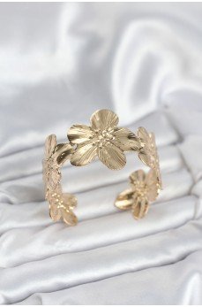 Çiçek Model Pirinç Levha Kadın Bileklik Çiçek Model Pirinç Levha Kadın Bileklik