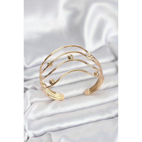 Pirinç Gold Renk Kadın Bileklik Pirinç Gold Renk Kadın Bileklik