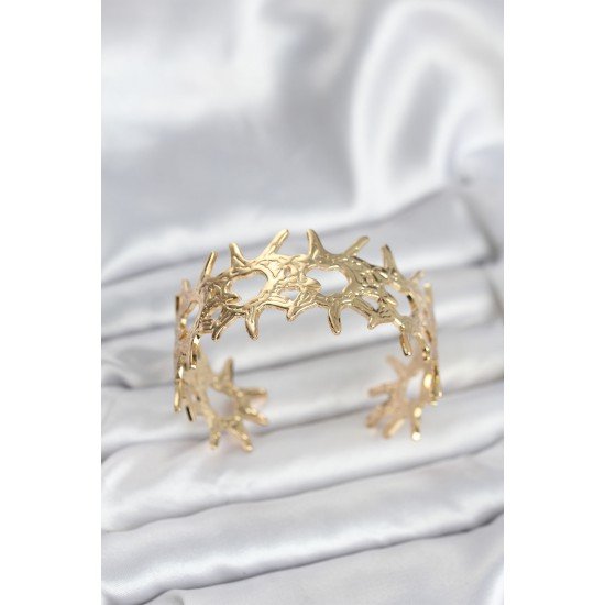Pirinç Gold Renk Vintage Kadın Bileklik Pirinç Gold Renk Vintage Kadın Bileklik