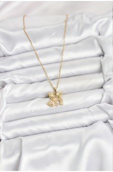 316L Çelik Zincir Gold Renk Erkek Kız Model Kadın Kolye