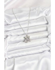 316L Çelik Zincir Gümüş Renk Erkek Kız Model Kadın Kolye