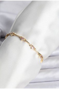 Yıldız Model Gold Renk Pirinç Bileklik Yıldız Model Gold Renk Pirinç Bileklik