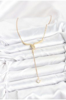 316L Çelik Zincir Gold Renk Yılan Model Y Kolye 316L Çelik Zincir Gold Renk Yılan Model Y Kolye