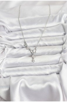 316L Çelik Zincir Gümüş Renk Kelebek Model Kadın Kolye 316L Çelik Zincir Gümüş Renk Kelebek Model Kadın Kolye