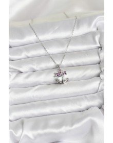 316L Çelik Zincir Gümüş Renk Chirtsmas Bell Model Yılbaşı Temalı Kadın Kolye