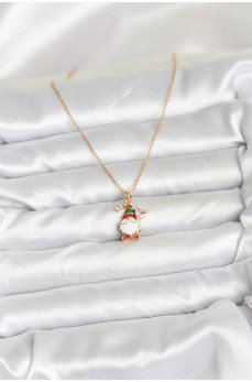 316L Çelik Zincir Gold Renk Yılbaşı Teması Kadın Kolye 316L Çelik Zincir Gold Renk Yılbaşı Teması Kadın Kolye