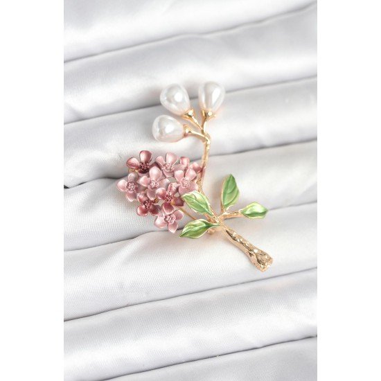 Çiçek Model Broş Çiçek Model Broş