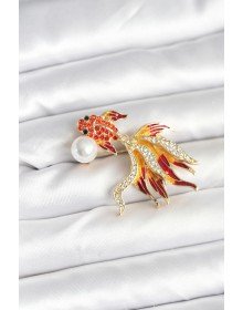 Japon Balığı Model Broş