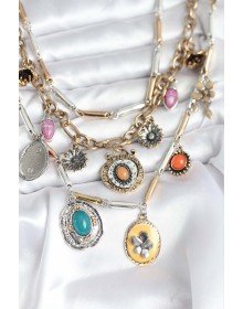 Pirinç Otantik Kolye Seti