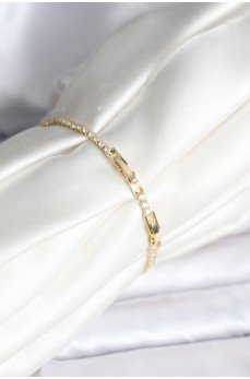 Kelebek Model Zirkon Taşlı Gold Renk Pirinç Su Yolu Kadın Bileklik Kelebek Model Zirkon Taşlı Gold Renk Pirinç Su Yolu Kadın Bileklik