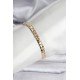 14K Gold Renk Kaplama Ezme Zincir Model Kadın Bileklik 14K Gold Renk Kaplama Ezme Zincir Model Kadın Bileklik