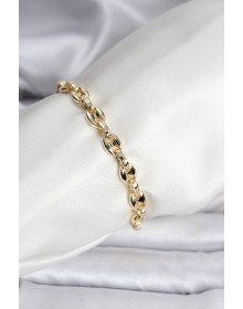 14K Gold Renk Kaplama Kahve Çekirdeği Model CM Kadın Bileklik