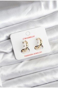 14K Gold Renk Kaplama CM Kadın Küpe