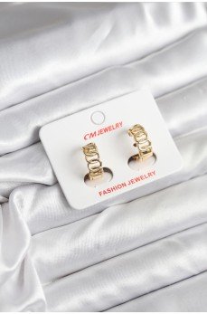 14K Gold Renk Kaplama Samanyolu Model CM Kadın Küpe 14K Gold Renk Kaplama Samanyolu Model CM Kadın Küpe