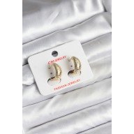 14K Gold Renk Kaplama CM Kadın Küpe