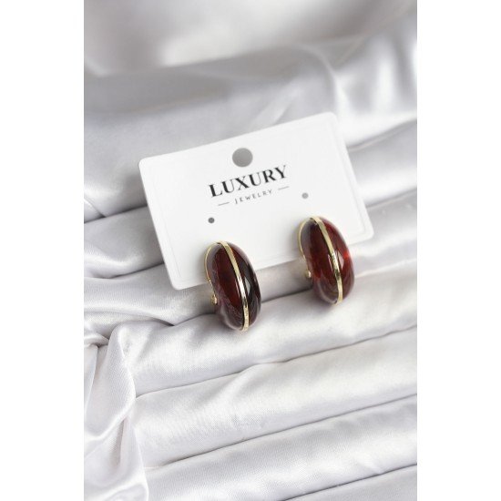 Pirinç Vintage Kadın Küpe Pirinç Vintage Kadın Küpe