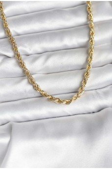 14K Gold Renk Kaplama Burgu Model CM Kadın Kolye