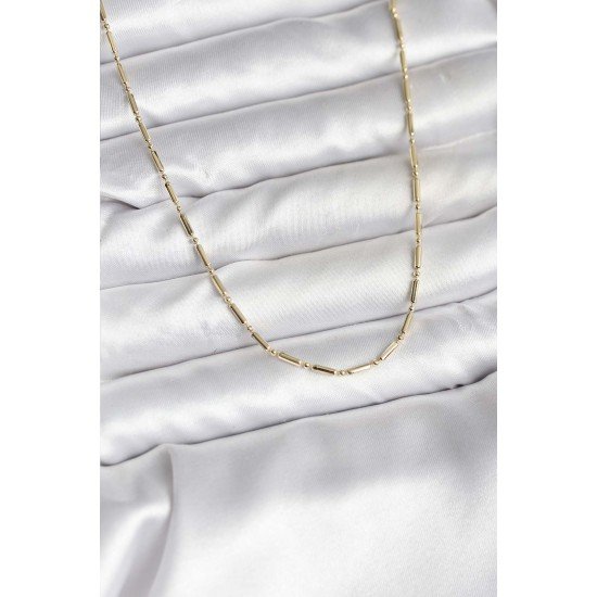 14K Gold Renk Kaplama Zincir Model CM Kadın Kolye