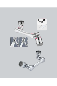 180° Dönebilen Robotik Kollu Musluk Başlığı – 2 Modlu Su Akışı ve Kolay Montaj