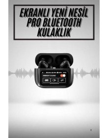 2.Nesil Pro Ekranlı Sesli Görüşme Yapabilen Kablosuz Bluetooth Kulaklık