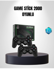 20000 Oyunlu 4K Retro Game Stick – Kablosuz Çift Kollu Atari Konsolu