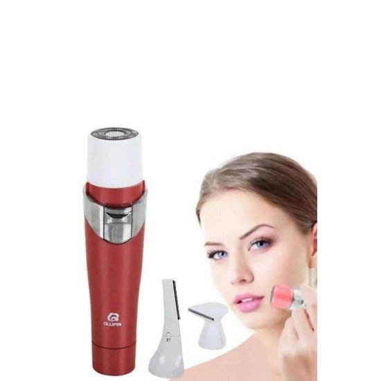 3 Başlıklı Yüz Kaş Epilasyon Aleti Değiştirilebilir Başlık Hassas Ciltlere Uygun 3 Başlıklı Yüz Kaş Epilasyon Aleti Değiştirilebilir Başlık Hassas Ciltlere Uygun