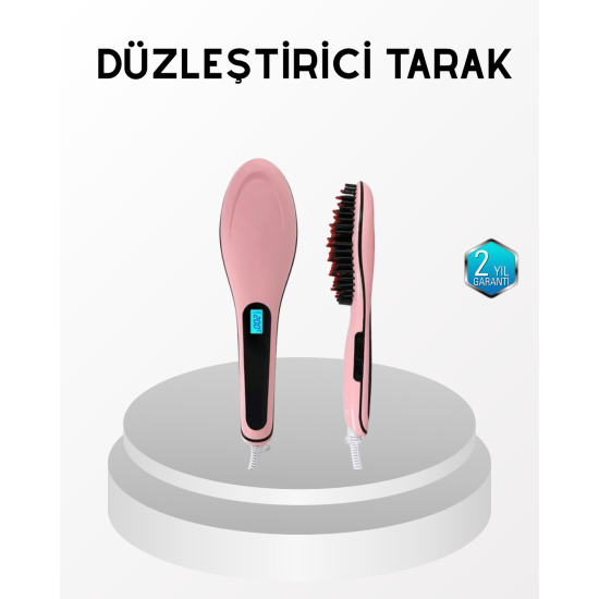 Profesyonel Saç Düzleştirici Tarak – 230°C Maksimum Isı, Hızlı Isınma ve Seramik Plaka