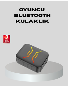 Powerbank’lı Bluetooth 5.3 Kulaklık – Kablolu/Kablosuz Kullanım, Dokunmatik ve Uzun Pil Süresi