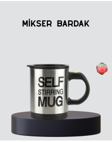 Otomatik Karıştıran Akıllı Kupa – Paslanmaz Çelik, Isı Korumalı