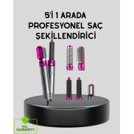 5’i 1 Arada Saç Şekillendirme Makinesi Hızlı Kuruma ve Kuaför Kalitesinde Sonuç
