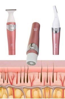 3 Başlıklı Kıl Tüy Temizleyici Epilasyon Aleti Tüm Cilt Tiplerine Uygun 3 Başlıklı Kıl Tüy Temizleyici Epilasyon Aleti Tüm Cilt Tiplerine Uygun