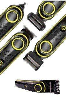 Saç Sakal Şekillendirici Tıraş Makinesi 5 Başlıklı Paslanmaz Çelik Bıçaklı Unısex Saç Sakal Şekillendirici Tıraş Makinesi 5 Başlıklı Paslanmaz Çelik Bıçaklı Unısex