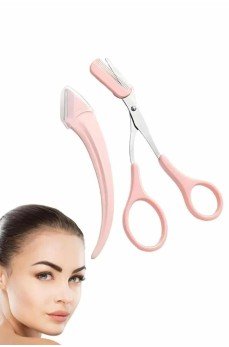 Taraklı Kaş Makası ve Ustura Seti Kaş Düzeltme Makası Kaş Bıyık Alma Aleti Taraklı Kaş Makası ve Ustura Seti Kaş Düzeltme Makası Kaş Bıyık Alma Aleti