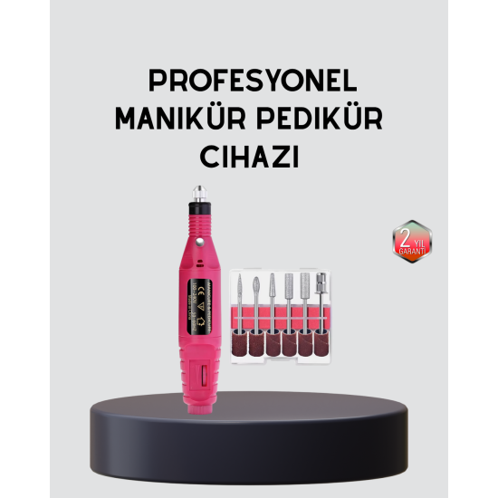 Tırnak Matkap Makinesi – Profesyonel Manikür Pedikür Cihazı, Ayarlanabilir Hız ve Sessiz Çalışma