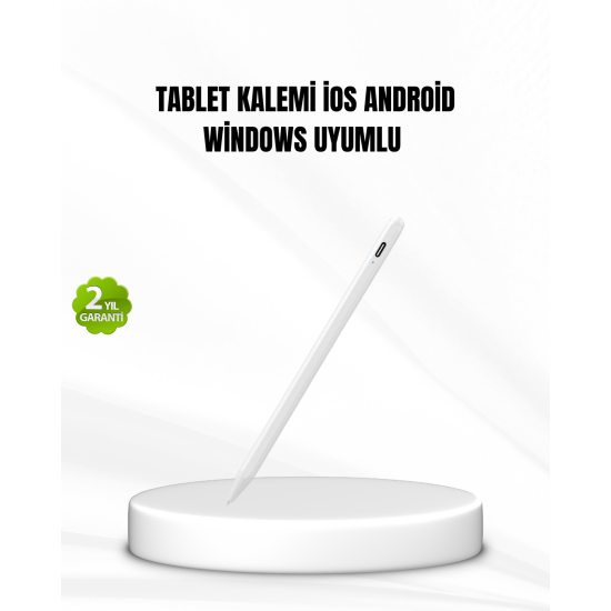 Akıllı Dokunmatik Kalem – Type-C Şarjlı, Manyetik, Apple Pencil Alternatifi Stylus Pen