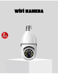 Akıllı Duy Kamera 360 Derece Dönebilir ve PTZ Teknolojili