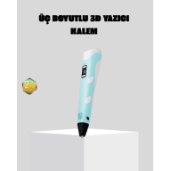 3D Kalem Ergonomik ve 1.75 mm Filament Destekli FDM Yazıcı Kalemi