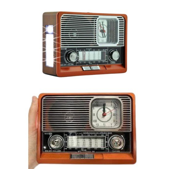 Nostaljik Vintage Radyo Taşınabilir Bluetooth Bağlantılı Hoparlör Radyo Nostaljik Vintage Radyo Taşınabilir Bluetooth Bağlantılı Hoparlör Radyo