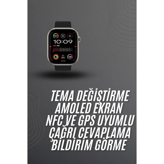 Akıllı saat 2.02 inch Nabız Ölçer Arama Konuşma Müzik Dinleme