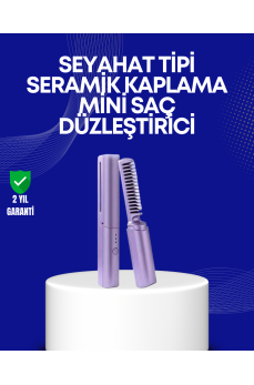 USB Şarjlı Kablosuz Saç Düzleştirici – Hızlı ve Pratik